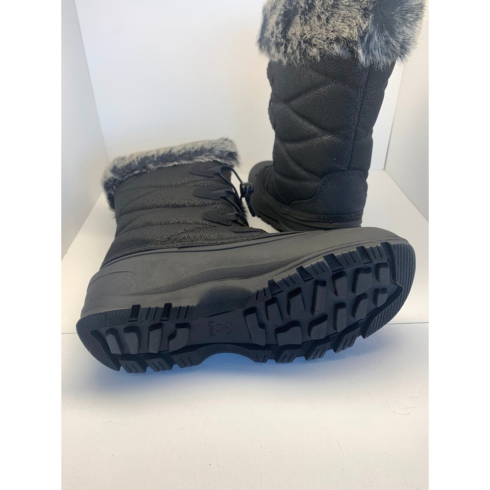 Kamik Momentum 3 Waterproof Winter Boots Black Men Size 9 EU 40 UK 7 - Picture 4 of 8